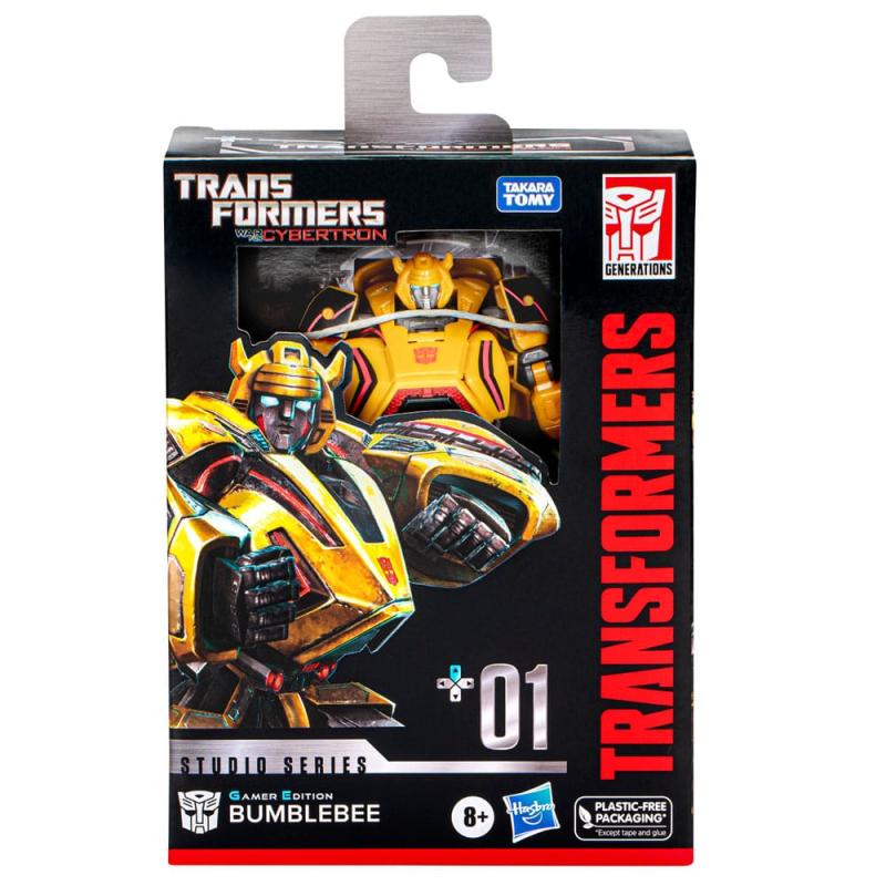 Transformers Generations Studio Series Deluxe Class Action Figure Gamer Edition Bumblebee 11 cm