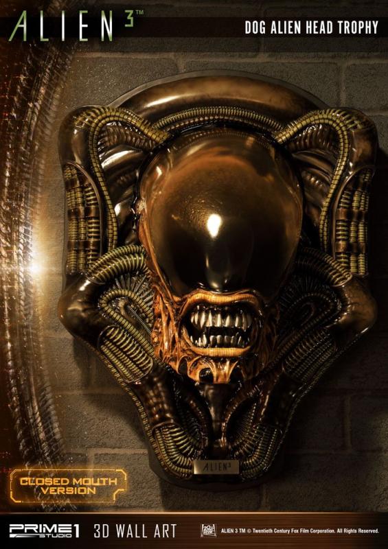 Alien 3 3D Wall Art Dog Alien Closed Mouth Ver. 58 cm