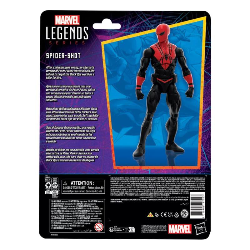 Spider-Man Comics Marvel Legends Action Figure Spider-Shot 15 cm