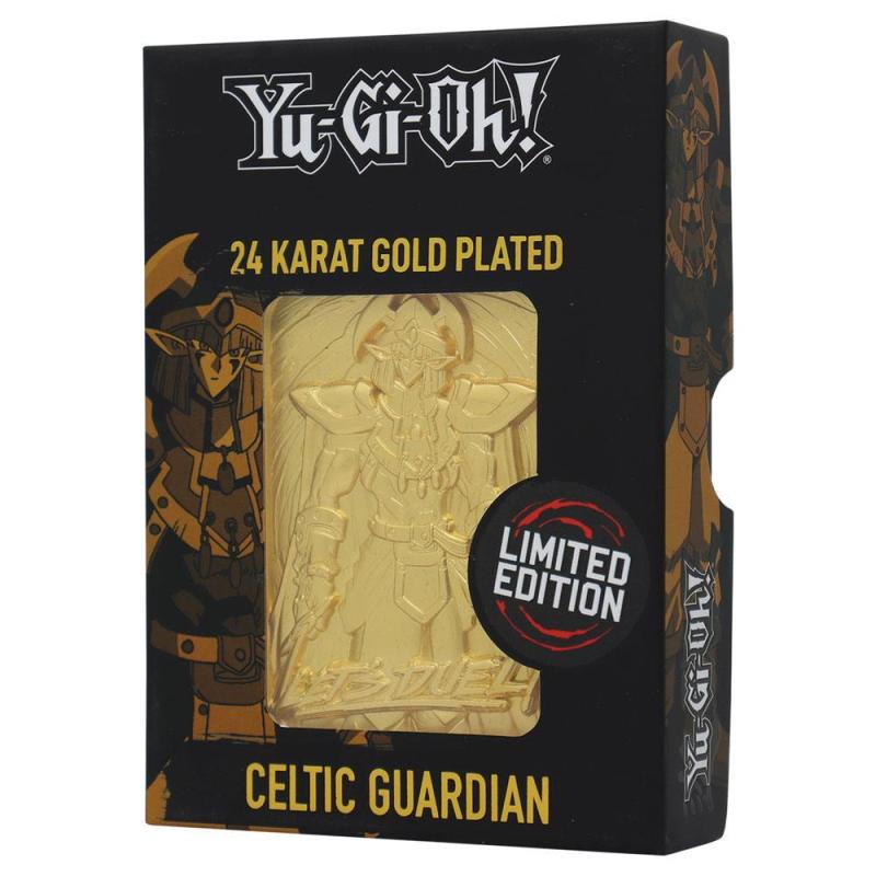 Yu-Gi-Oh! Replica Card Celtic Guardian (gold plated)