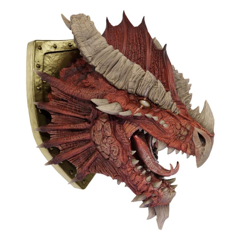 D&D Replicas of the Realms Life-Size Foam Figure Ancient Red Dragon Trophy Plaque - Limited Edition