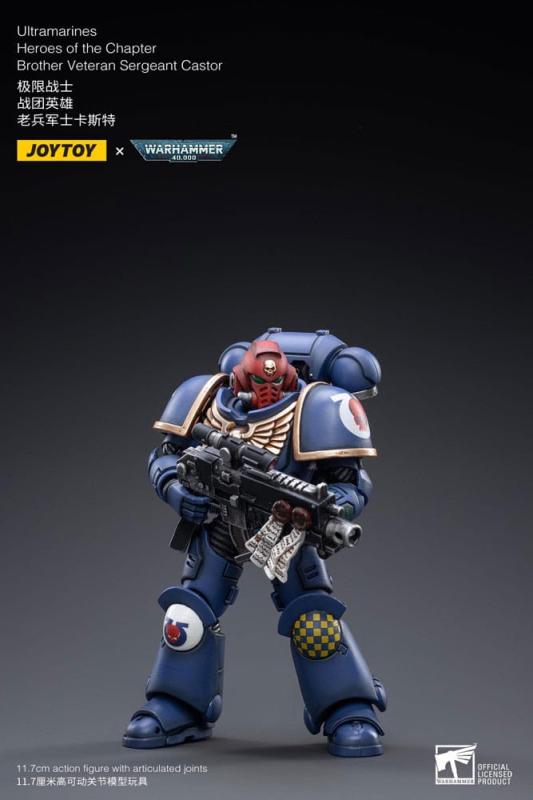 Warhammer 40k Action Figure 1/18 Ultramarines Heroes of the Chapter Brother Veteran Sergeant Castor