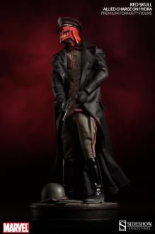 Red Skull Allied Charge on Hydra 53 cm, premium format - Sideshow