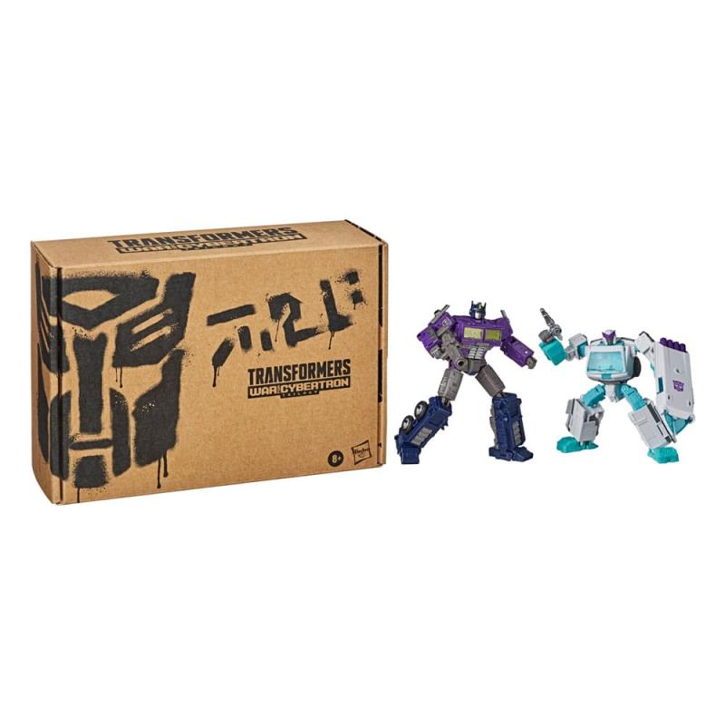 Transformers Generations Selects Action Figure 2-Pack Shattered Glass Optimus Prime (Leader Class) &