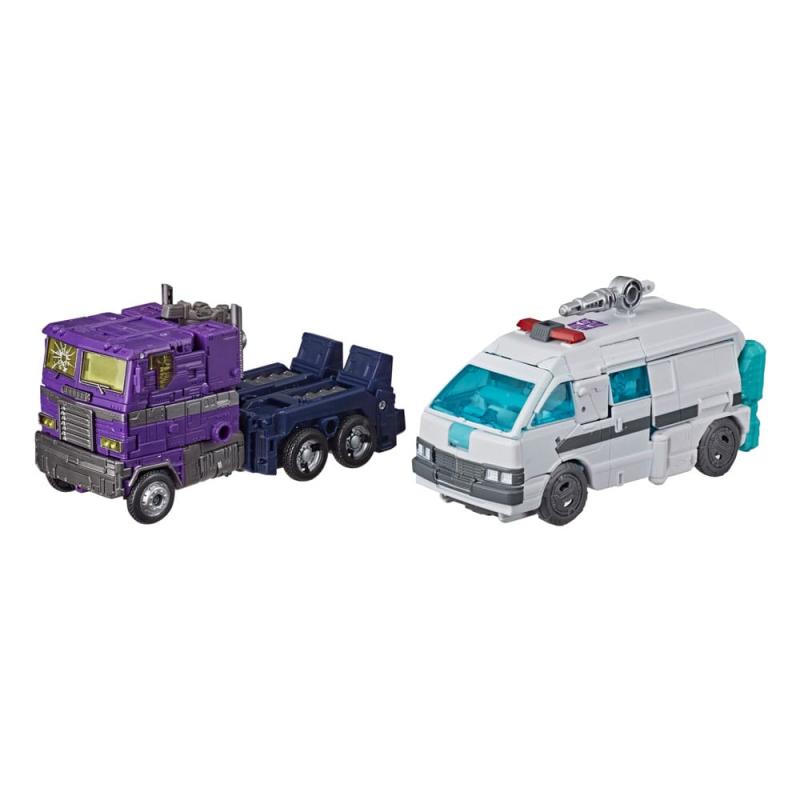 Transformers Generations Selects Action Figure 2-Pack Shattered Glass Optimus Prime (Leader Class) &