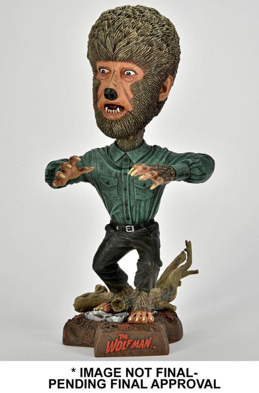 Universal Monsters Head Knocker Bobble-Head Wolf Man 20 cm