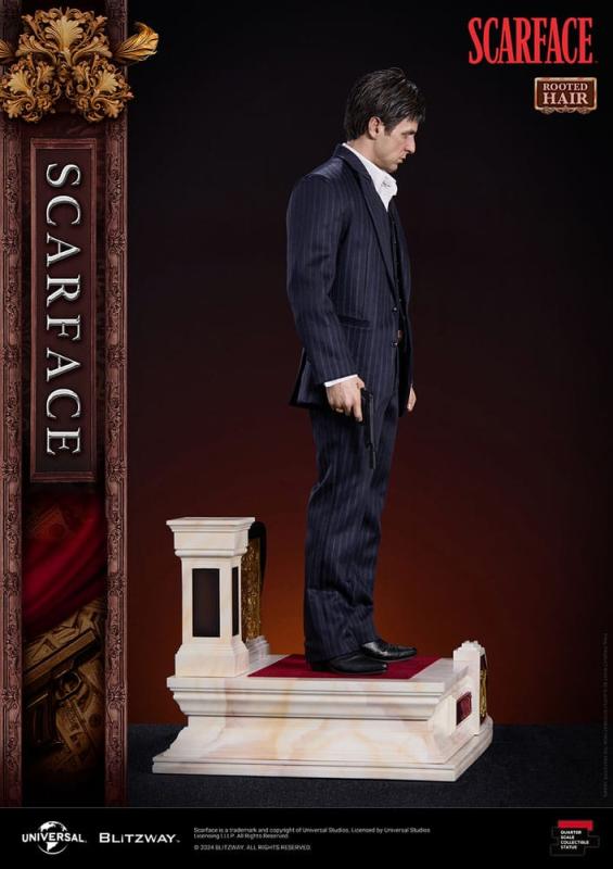Scarface Superb Scale Statue 1/4 Tony Montana (Rooted Hair Version) 53 cm