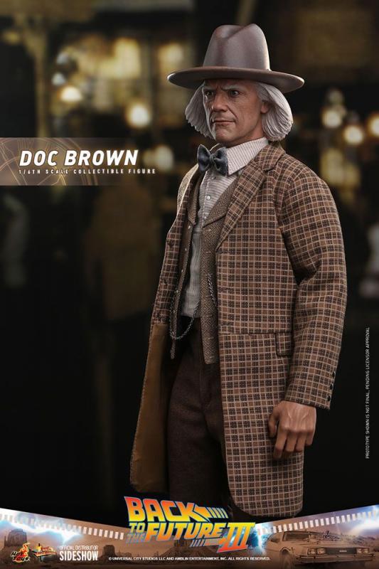 Back To The Future III: Doc Brown 1/6 Movie Masterpiece Action Figure - Hot Toys