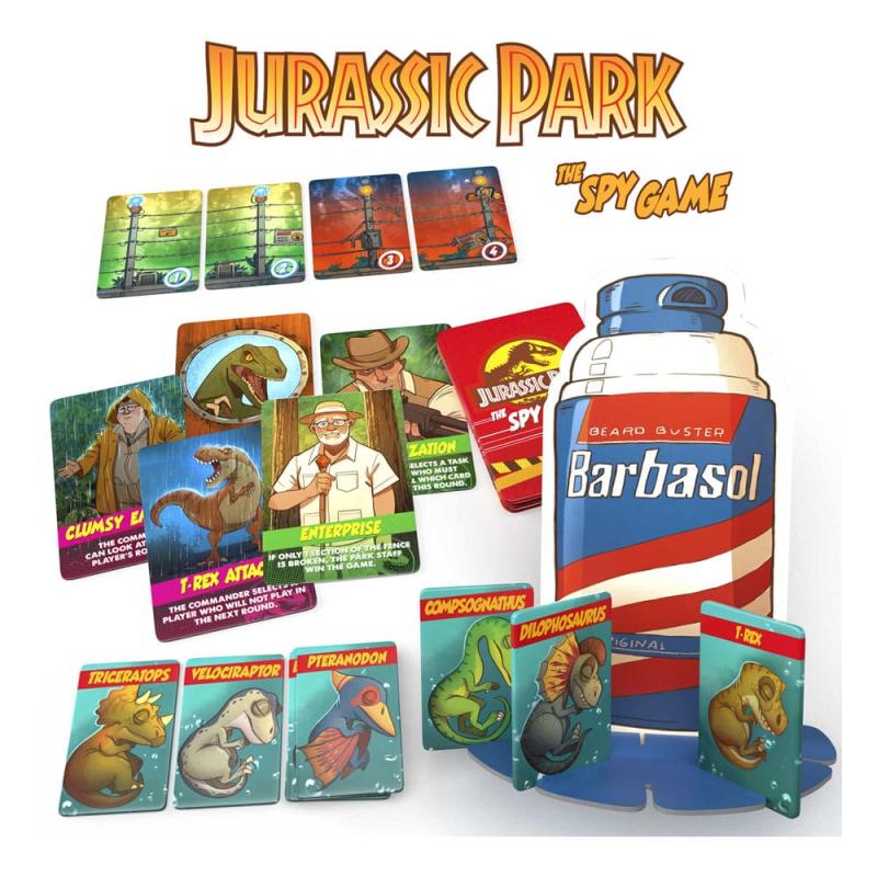 Jurassic Park Hidden Role Game The Spy Game *English Version*