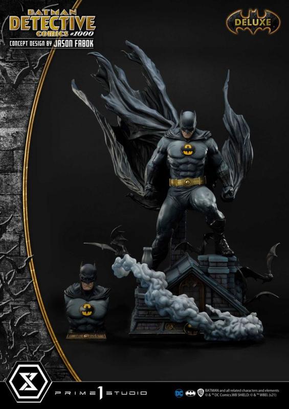 DC Comics Statue Batman Detective Comics #1000 Concept Design by Jason Fabok DX Bonus Ver. 105 cm