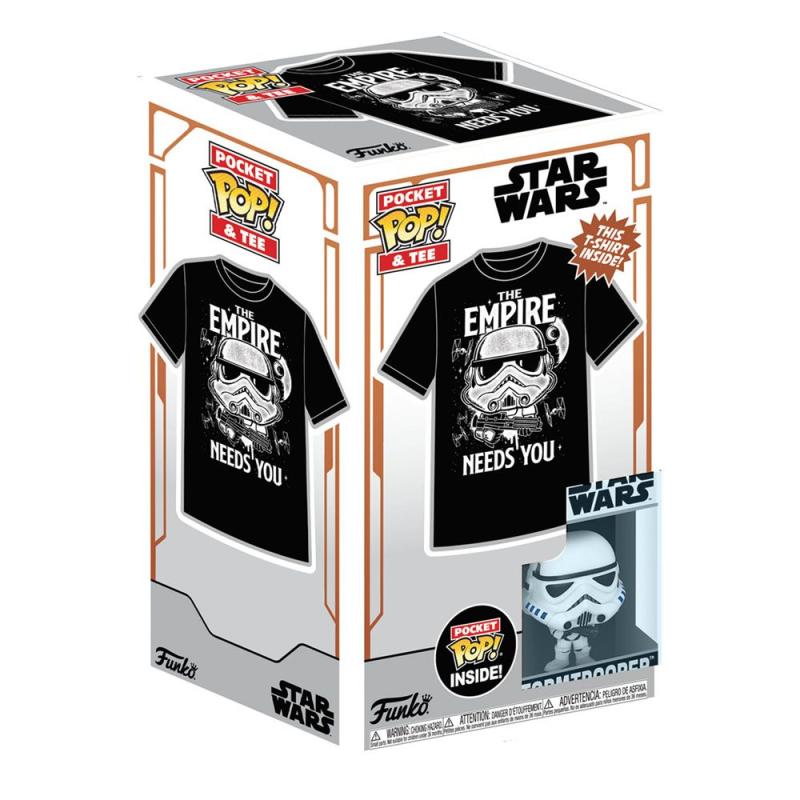 Star Wars Pocket POP! & Tee Box Stormtrooper (KD) Size L