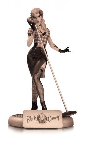 DC Comics Bombshells Statue Black Canary Sepia Variant 26 cm