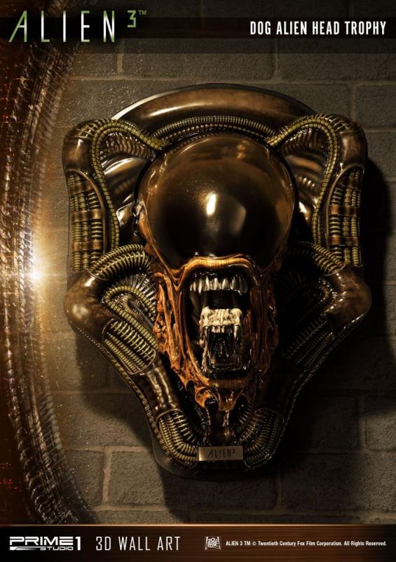 Alien 3 3D Wall Art Dog Alien Open Mouth Version 58 cm