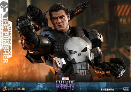 Marvel Future Fight Video Game Masterpiece Action Figure 1/6 The Punisher War Machine Armo