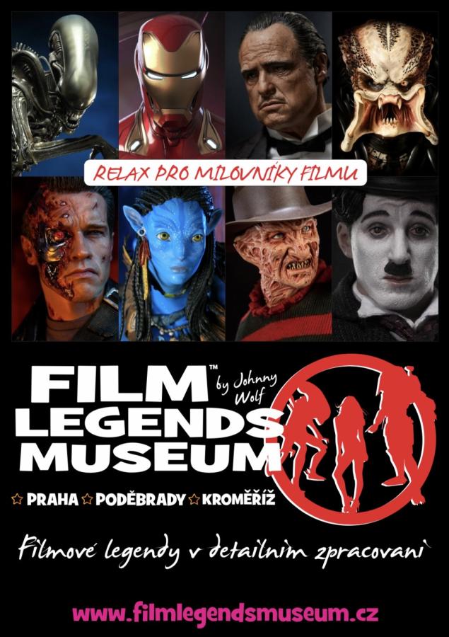 FILM LEGENDS MUSEUM POSTER 61 x 91 cm