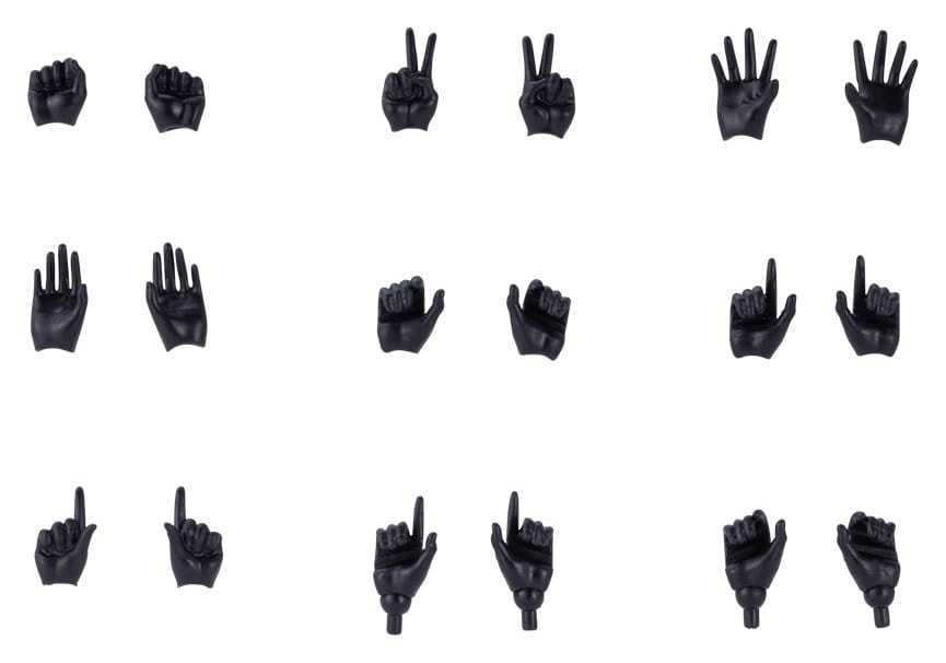 Megami Device M.S.G. Plastic Model Kit 1/1 09 Hand Set Skin Color Black