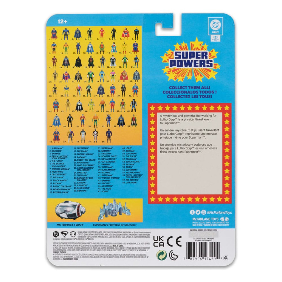Superman (2025) DC Direct Super Powers: Action Figure 5 Pezzi Gold Label 11 Cm