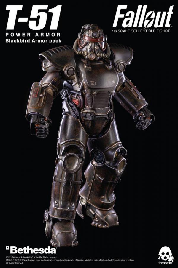 Fallout 4 T 51 Power Armor Blackbird Armor Pack Threezero Statuecollectibles Com