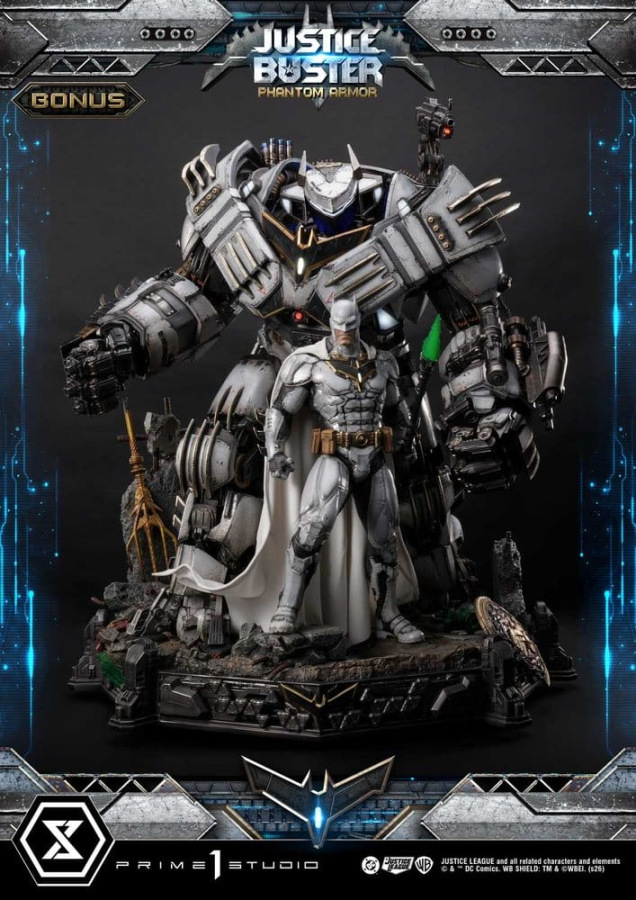 DC Comics Ultimate Museum Masterline Statue Justice Buster: Phantom Armor (Design By Josh Nizzi) Ult