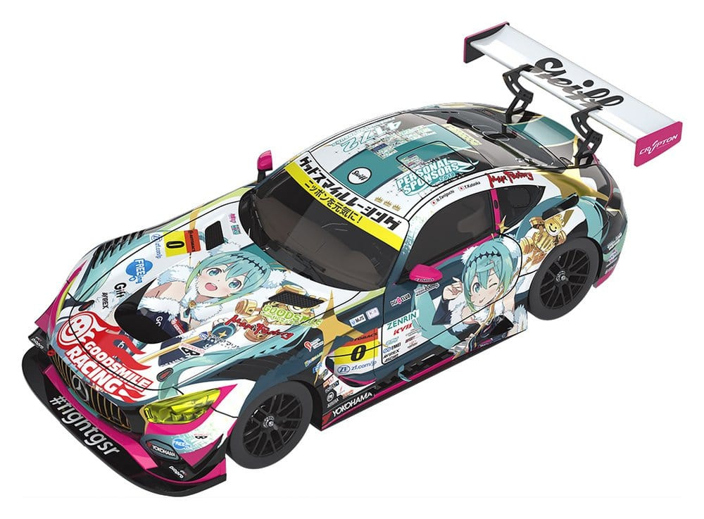 Hatsune Miku GT Project Vehicle 1/18 Good Smile Hatsune Miku AMG 2018 Final Race Ver. 26 cm