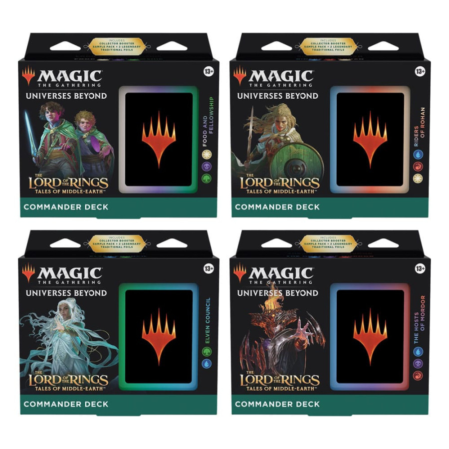 Magic the Gathering The Lord of the Rings: Tales of Middle-earth Commander Decks Display (4) english