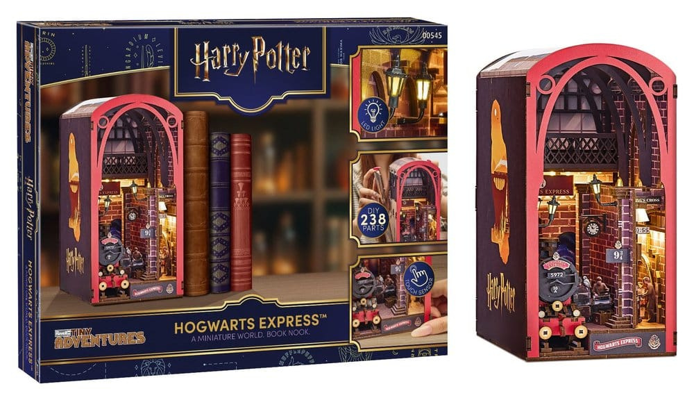 Harry Potter Tiny Adventures Book Nook Mini Diorama Hogwarts Express 18 cm
