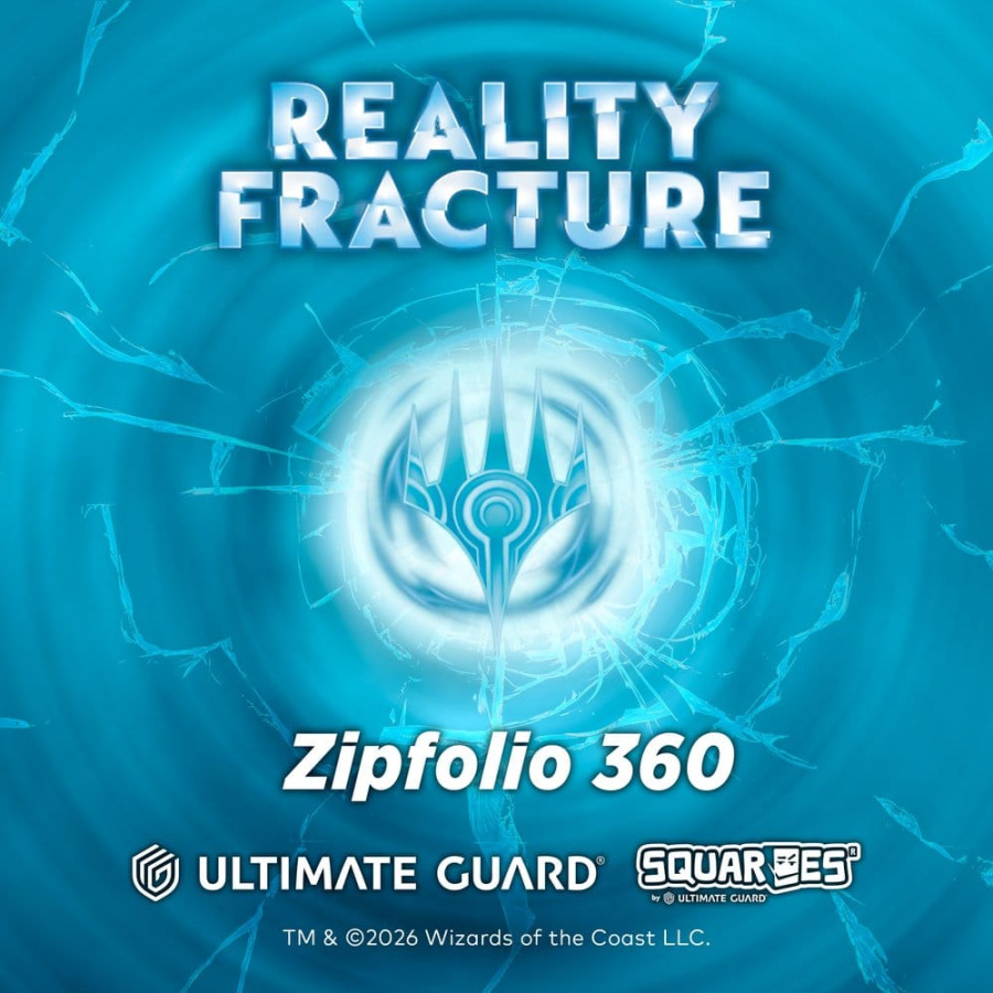 Ultimate Guard Zipfolio 360 Xenoskin Magic: The Gathering "Reality Fracture" - Red Mythic / Blue Myt