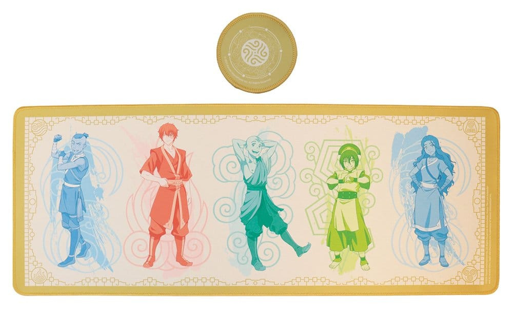 Avatar: The Last Airbender Desk Pad & Coaster Set Elements