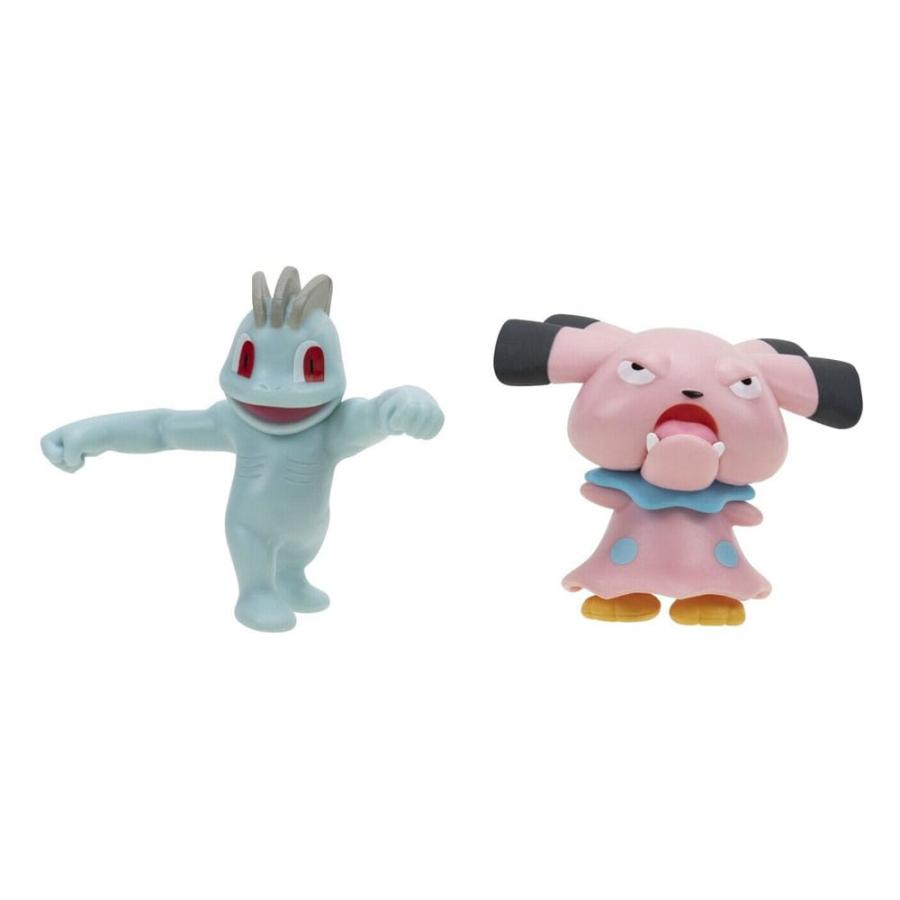 Pokémon Battle Figure Set Figure 2-Pack Machop, Snubbull