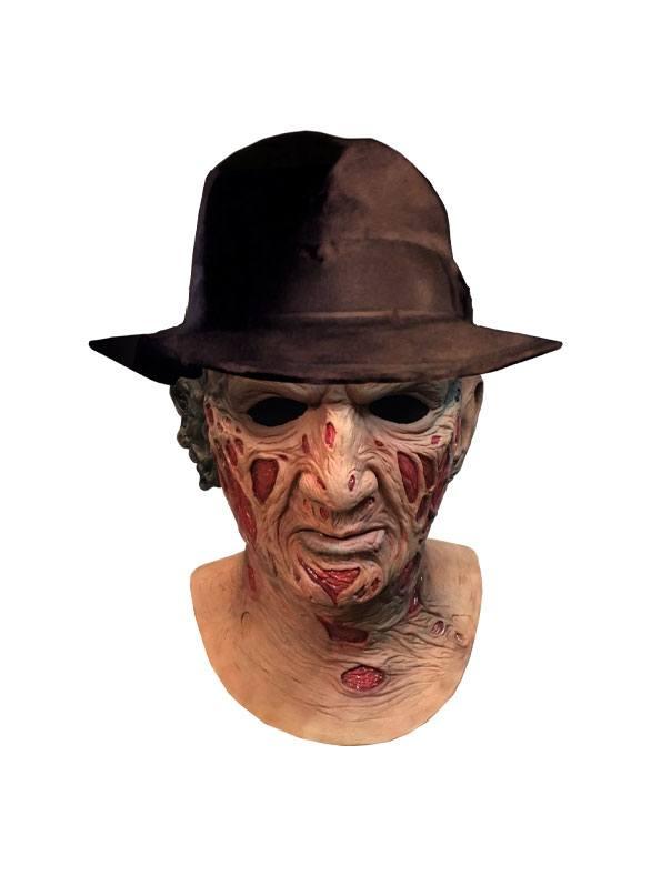 A Nightmare On Elm Street: Freddy Krueger - Deluxe Latex Mask with Hat - Trick Or Treat