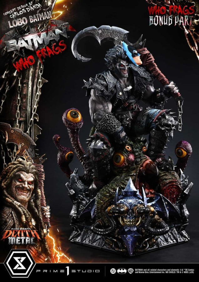 Dark Nights: Death Metal Museum Masterline Statue 1/3 Lobo Batman: Batman Who Frags Deluxe Bonus Ver