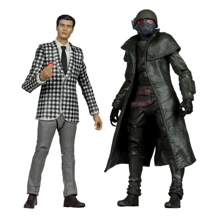 Fallout: New Vegas Statue 2-Pack Riot Ranger Armor & Benny Survivor 18 cm