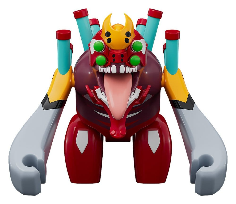 Rebuild of Evangelion Brickroid Mini Figure Evangelion Unit 02 Beast Form 2nd Phase (Type 1) 4 cm