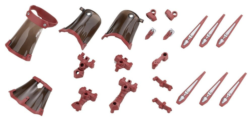 Kotobukiya M.S.G. Model Kit Accessory Set Mission Cloak Deep Red Ver. 4 cm