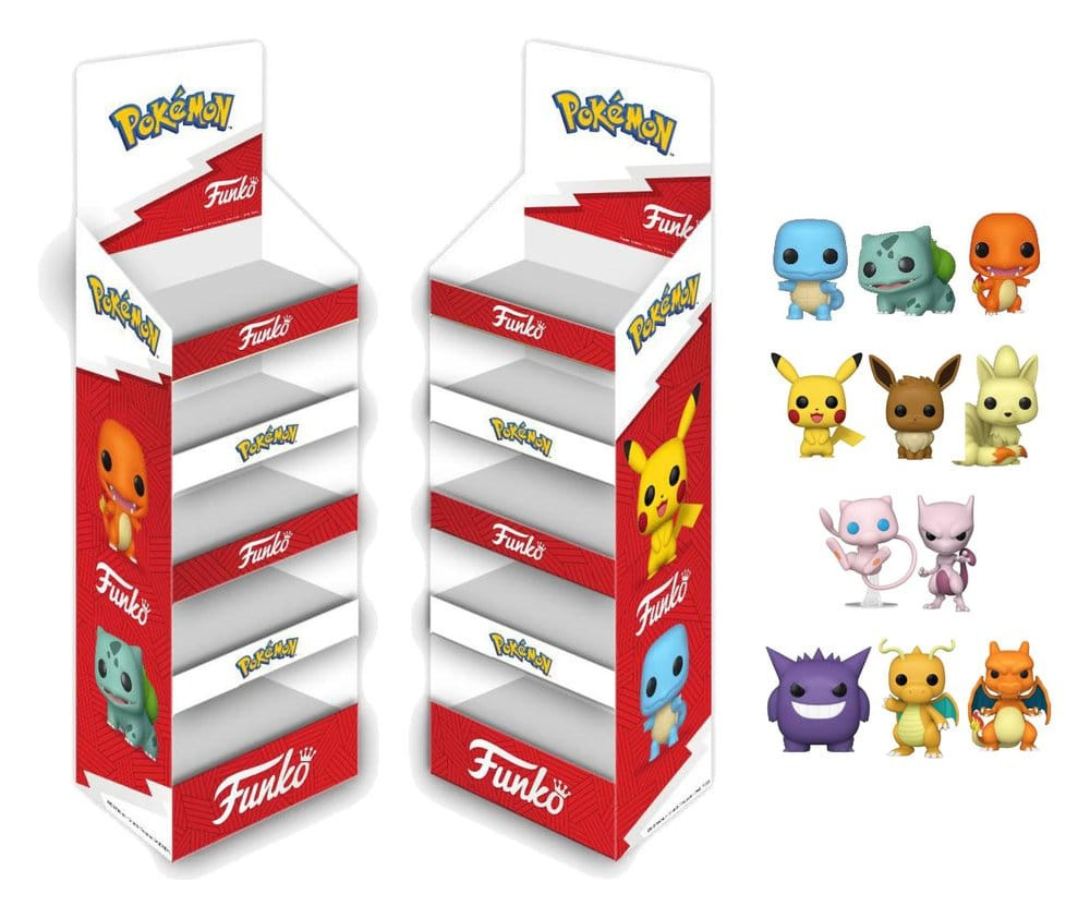 Pokémon POP! Vinyl Figures FSDU Assortment (60)