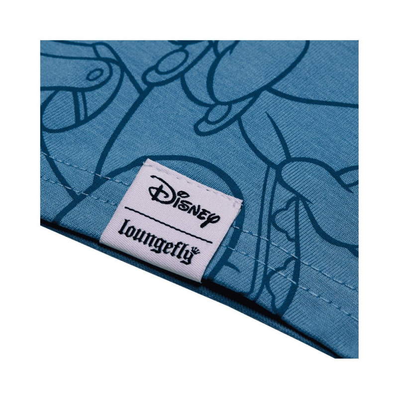 Pinocchio by Loungefly Tee T-Shirt Unisex Blue Fairy Shirred Raglan Size M 1