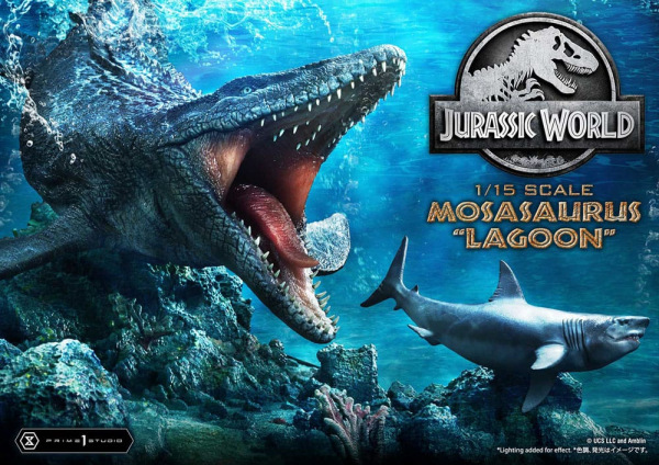 Jurassic World Legacy Museum Collection Statue 1/15 Mosasaurus "Lagoon" Bonus Version 57 cm 1