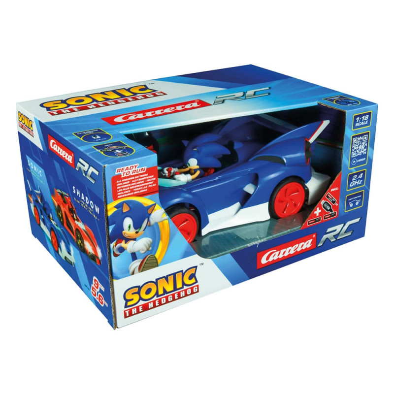 Sonic the Hedgehog Cart RC remote-controlled car 1/18 2.4GHz Sonic Performance 3