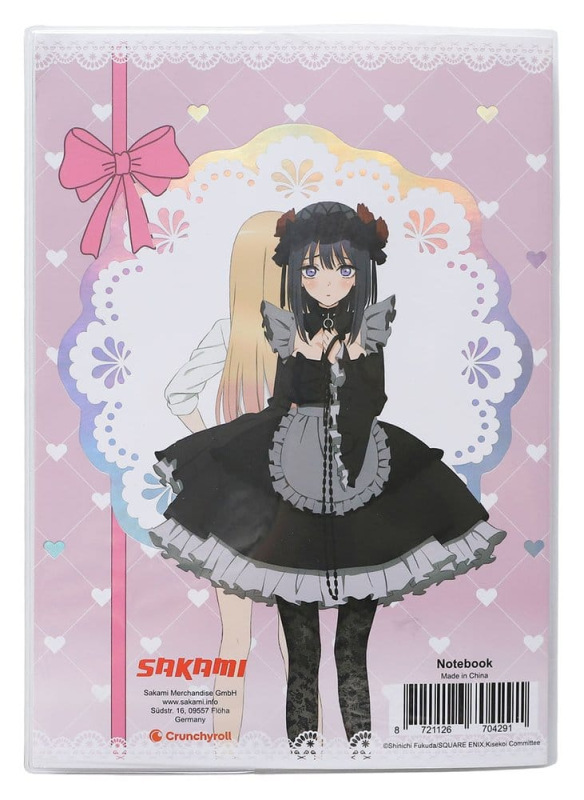 My Dress-Up Darling Softcover Notebook Checkered DIN A5 Holographic 1