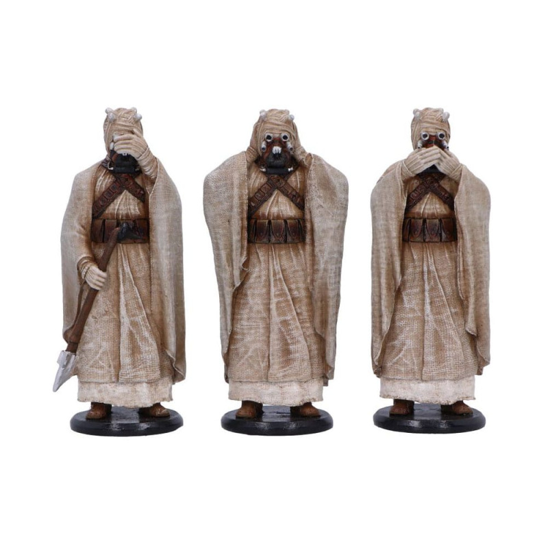Original Stormtrooper Statue Three Wise Tusken Raiders 14 cm