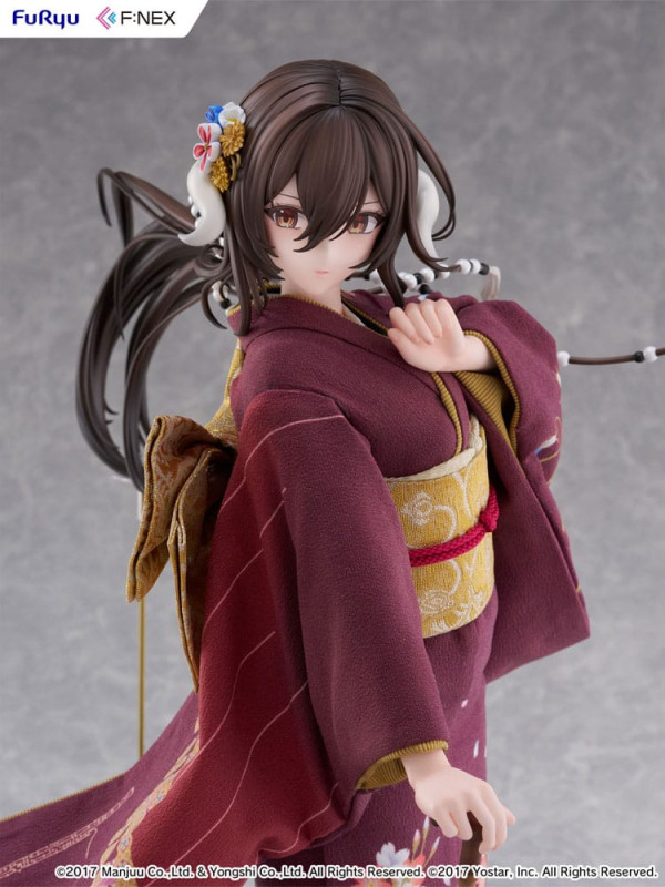 Azur Lane F:Nex PVC Statue 1/4 Mikasa blue flower komachi Ver. Japanese Doll 43 cm 4