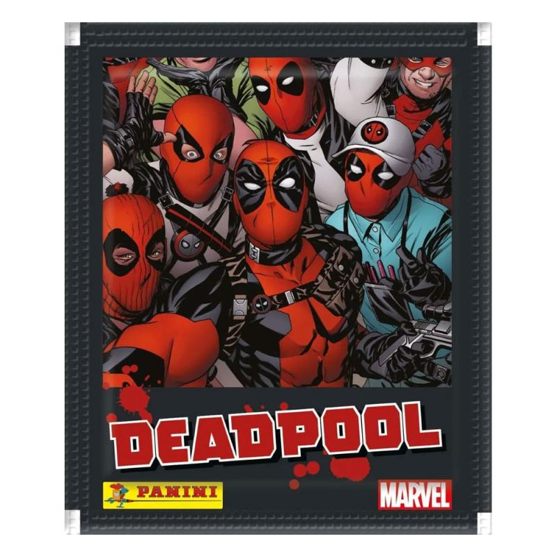 Deadpool Sticker & Trading Card Collection Display (36) 1