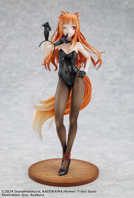 Spice and Wolf: Merchant Meets the Wise Wolf PVC Statue 1/7 Holo Light Novel bunny Ver. illustration 3