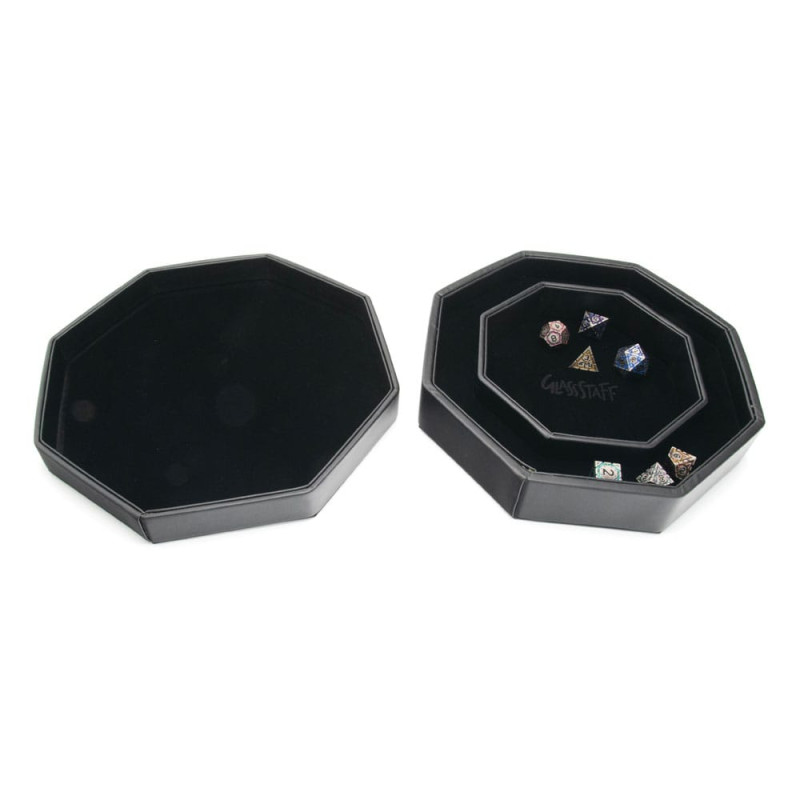 CritStones Arena Dice Tray Black Dragon (Yellow Lid) 1