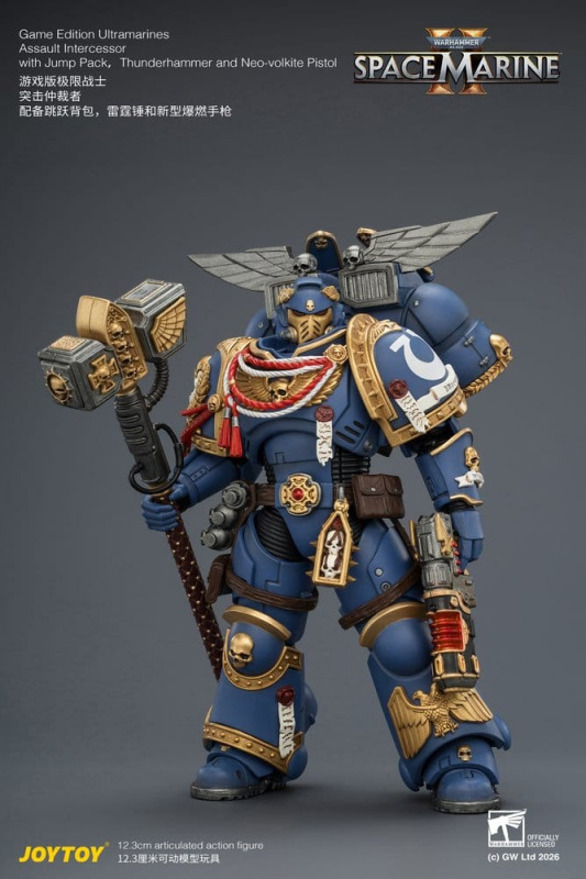 Warhammer Action Figure Game Edition Ultramarines Assault Intercessor 12 cm 2