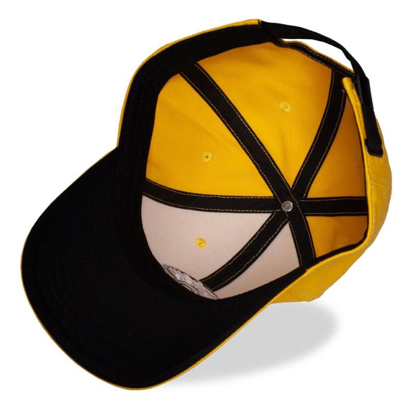 Pokemon Curved Bill Cap Pokeball yellow