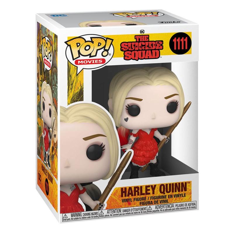 The Suicide Squad POP! Movies Vinyl Figure Harley Quinn (Damaged Dress) 9 cm