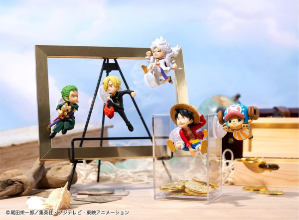 One Piece Tobimas Mini Figures 5 cm Blind Box Display (6) (Repeat) 10