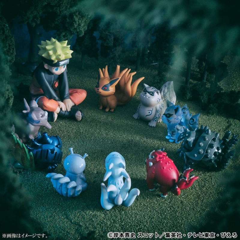 Naruto Shippuden Gaiden G.E.M. Series PVC Statue Naruto Uzumaki & Biju Set 7 cm 1