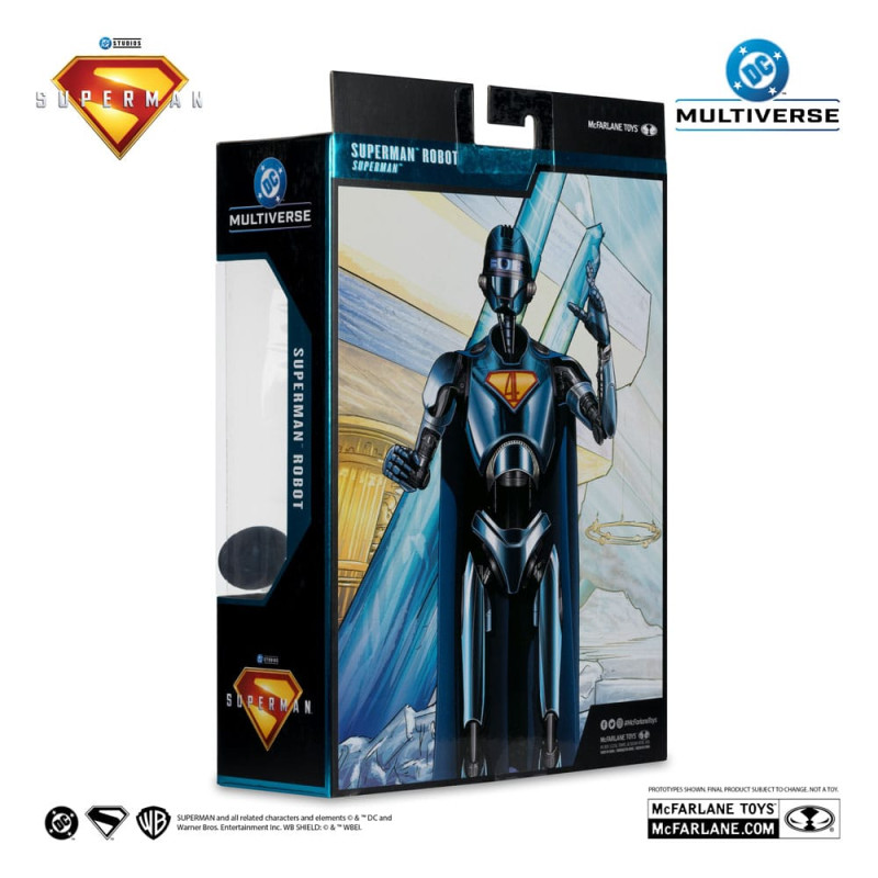 Superman (2025) DC Multiverse Deluxe Action Figure Superman Robot (Red Platinum Edition) 18 cm 9
